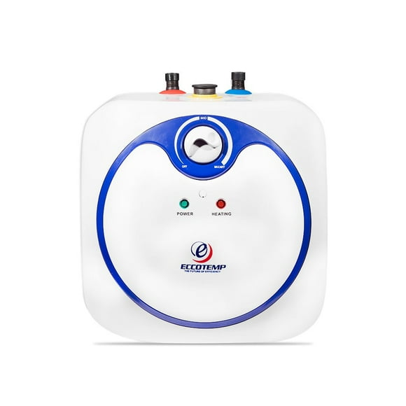 Eccotemp Indoor Electric Powered Mini Storage Tank Hot Water Heater, 7 Gallon