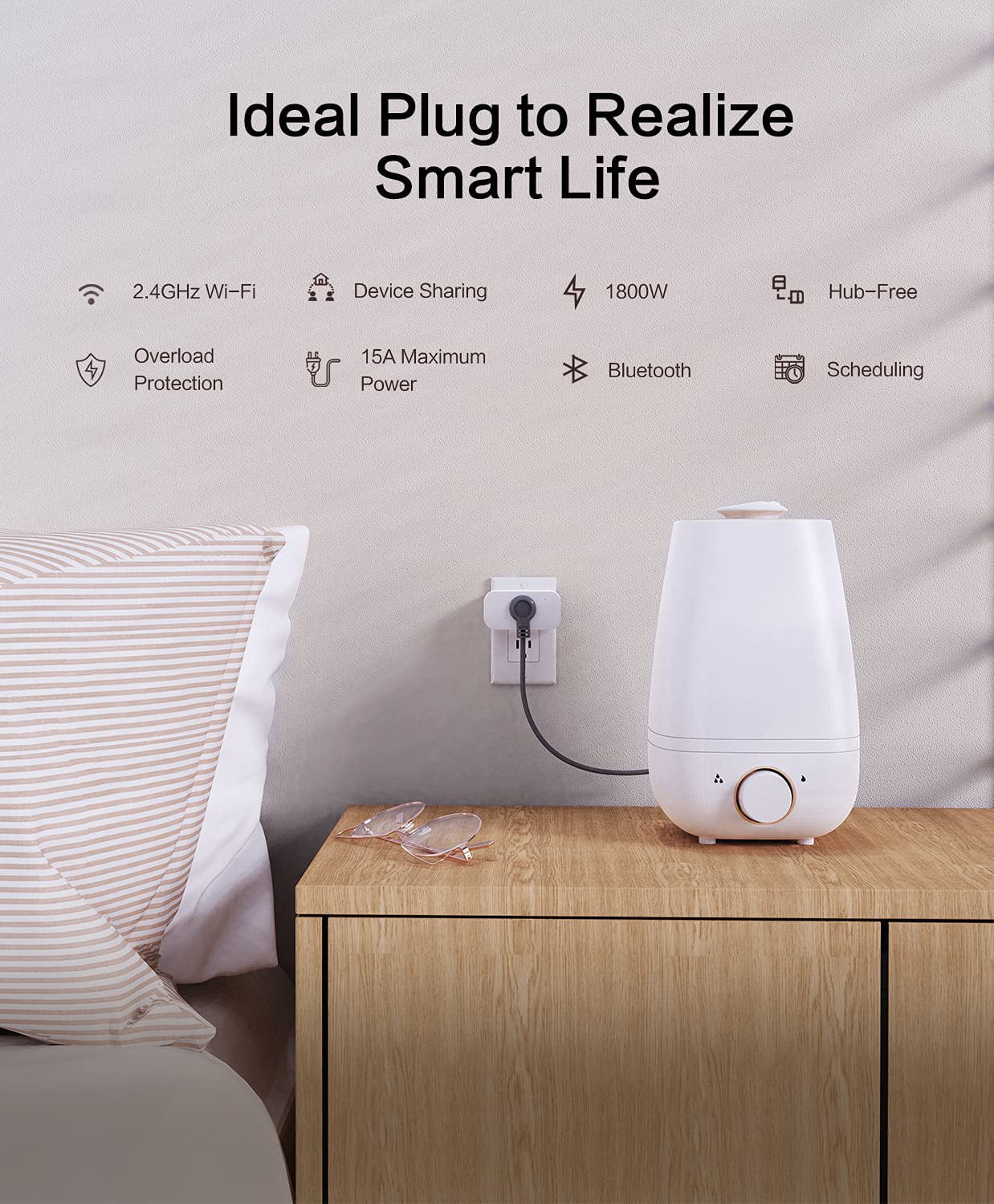 Tincman Wifi Smart Outlet Timer (Works with Alexa)