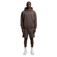 thumbnail image 3 of Heavy Weight Pullover Hoodie & 5" Fleece Short Set-BROWN-Large, 3 of 5
