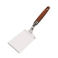 thumbnail image 1 of Espátula de Metal para pescado superior plana, espátula para Pizza de acero inoxidable, espátula de Metal para sartén de hierro fundido para, 1 of 9