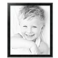 thumbnail image 2 of ArtToFrames 22" x 27" Black Engraved Edges Picture Frame, 22x27 inch Black Wood Poster Frame (WOM-4055), 2 of 8