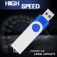 thumbnail image 4 of Unidad flash EASTBULL USB 2.0 de 4 GB, metal a granel, paquete de 20 unidades, azul, 4 of 8