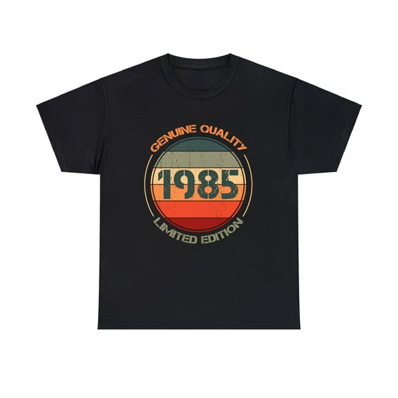 Vintage 1985 T Shirts for Men Retro Funny 1985 Birthday Mens T Shirts Plus Size Big and Tall