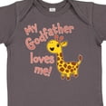 thumbnail image 4 of Inktastic My Godfather Loves Me- Cute Giraffe Boys or Girls Baby Bodysuit, 4 of 5