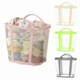 thumbnail image 6 of Nylon Mesh Laundry Basket Large Capacity Portable Dirty Clothes Organizer Breathable Foldable Wall Mounted Clothes Basket, 6 of 9