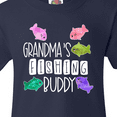 thumbnail image 4 of Inktastic Grandma's Fishing Buddy with Colorful Fish Youth T-Shirt, 4 of 5