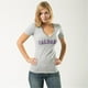 W Republic T-shirt Femme Jour de Jeu - Gris Bruyère - 2XL – image 1 sur 1