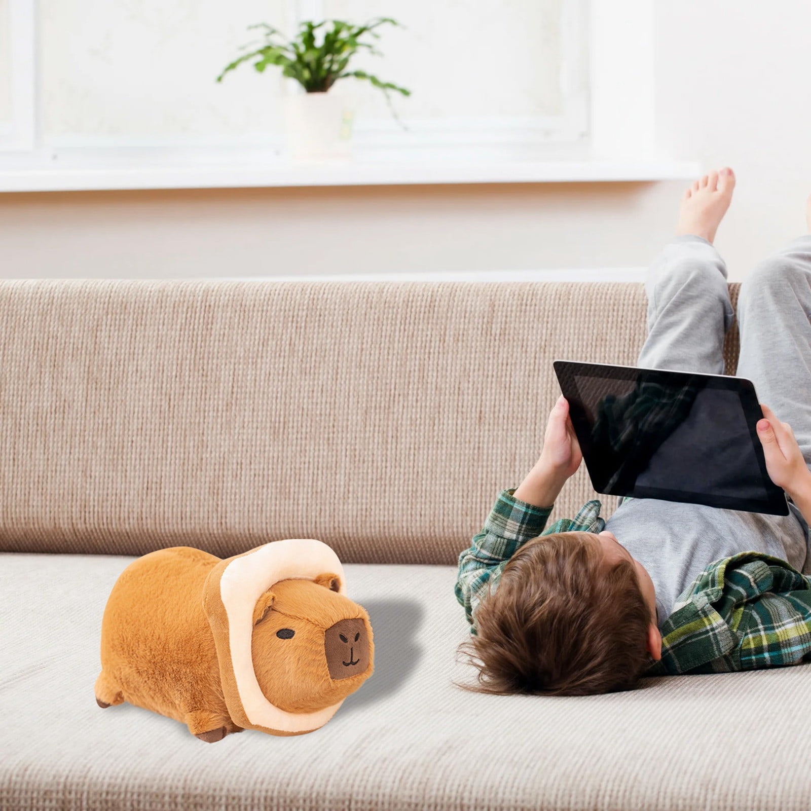 Huggable Toy - Capybara Stuffed Animal - Your Favorite Companion for Relaxing Nights and Adorable Room
