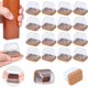 thumbnail image 1 of Deslizadores de muebles acolchados con fieltro para pisos de madera, evitan rayones y ruidos, protectores de silicona transparente para patas de sillas, paquete de 16, 1 of 5