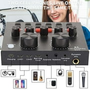 Enroslu Podcast Equipment Bundle, BM-800 Recording Studio Package with Voice Changer, Audio Interface with Sound Card and Condenser Microphone, Perfect for Recording, Broadcasting, Live
