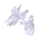 thumbnail image 2 of Guantes de novia para mujer, de boda, cortos, brillantes, delicados y elásticos. Blanco, 2 of 9