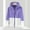 Purple, variant on ZZwxWA Women's Mens Sun Protection Windbreaker Zip Up Color Block Drawstring Hooded Jacket Outerwear Lightweight Coat with Pockets