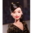 thumbnail image 2 of Barbie Inspiring Women Doll, Kristi Yamaguchi Collectible in 1992 Winter Olympics Costume, Sparkly Black and Gold Leotard and White Skates, 2 of 5
