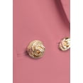 thumbnail image 3 of Saco corto cruzado doble botón Palo de rosa, 3 of 3