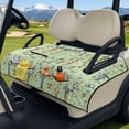 thumbnail image 3 of Whosucclay Golfer Trophy Pattern Golf Cart Accessories, Lightweight 4 Convenient Pockets Golf Cart Seat Blanket for EZGO Club Car 2-Person Carts, 3 of 9