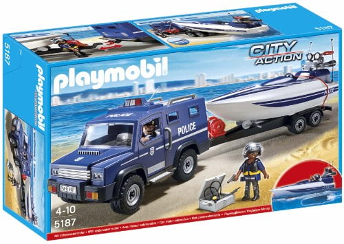 playmobil police speedboat