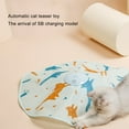 thumbnail image 3 of Transemion Cat Toy For Interactive Play - Comfortable And Soft Cat Toys Interactive Automatic Cat Toy Toy For Cat Pet Toy blue Battery version 1Set, 3 of 6