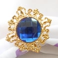 thumbnail image 1 of ZiDeTang 60pcs Rhinestone Metal Napkin Ring Acrylic Napkin Holder, 1 of 3