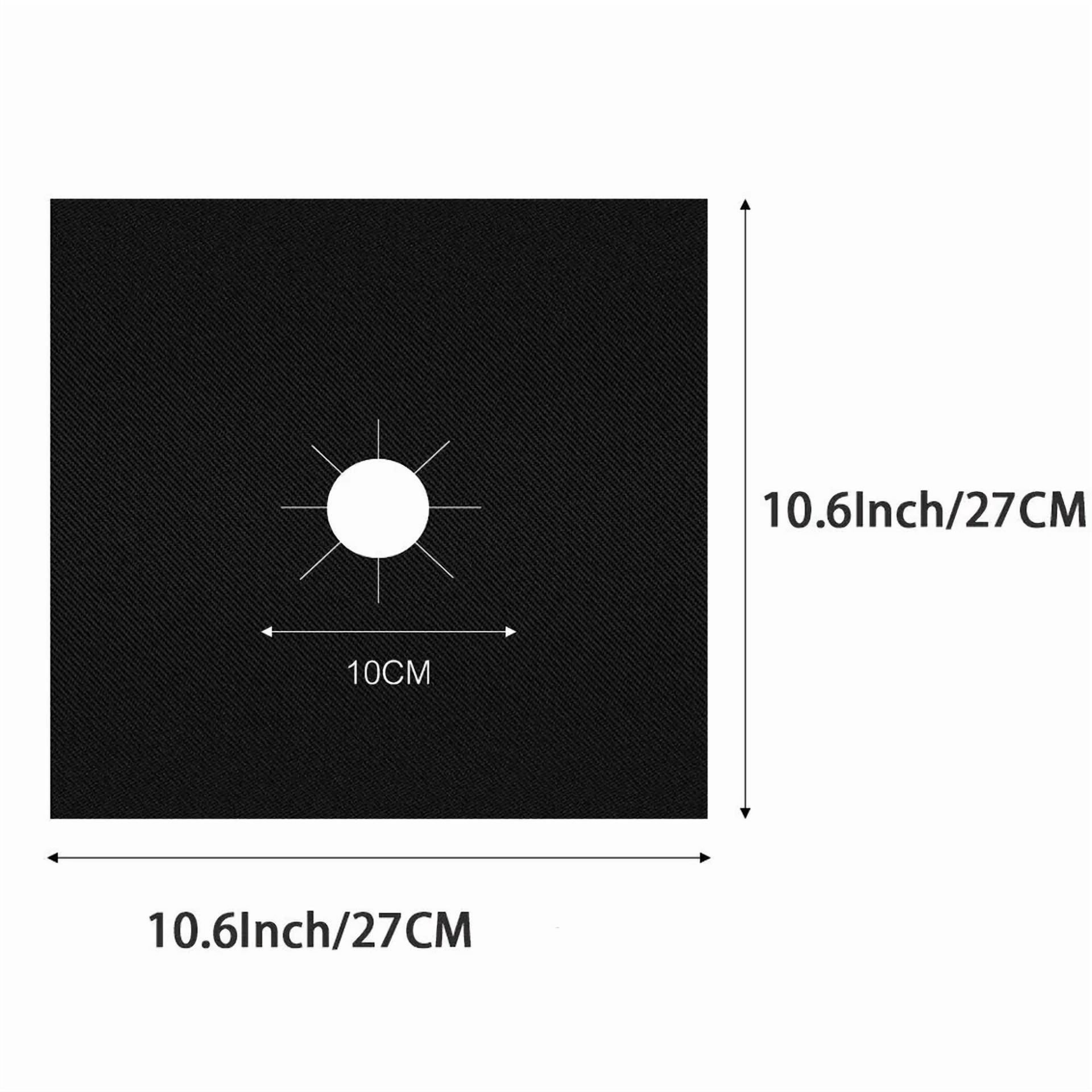 CRESTIN- 4Pcs Gas Stove Protect Cooker Cover Liner Clean Mats Pad For Kitchen Stovetop