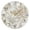 Gold Needle, variant on 10" Artistic Round Wall Decorative Desk Clock Wall Clock Home Decor 3D Beige Floral