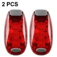 thumbnail image 1 of 2 pcs USB Rechargeable LED Safety Light - Bright Bike Tail Light Works Brilliantly as Running Light for Joggers, Pets, Bicycle Strobe or Rear Clip On Lights, 1 of 9