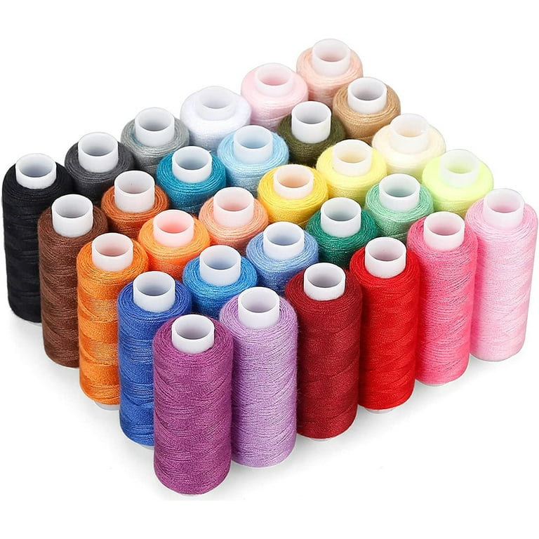 Casewin Sewing Thread Assortment Coil 30 Color 250 Yard Each Polyester  Thread Sewing Kit All Purpose Polyester Thread for Hand and Machine Sewing  