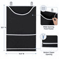 thumbnail image 6 of Kabuer Hanging Laundry Hamper Bag, Door Hanging Hamper for Convenient Laundry Storage, Black, 6 of 6