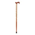 thumbnail image 2 of Brazos Twisted Wood Grain Wood T-Handle Cane 34 Inch Height, 2 of 8