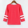 thumbnail image 3 of Girls T Shirts Round Neck Long Sleeve Patchwork Children Tee Spring Fall Casual Loose Shirts Size 8-9Y, 3 of 6