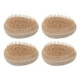 thumbnail image 2 of Pincel para el Cabello, Seco 4pcs Desplegando el Cepillo para el Cabello Manejo Redondo de Trigo Masajeado del Cuero Cabelludo para Viajar en el HOGAR, 2 of 7