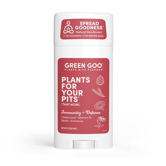 Desodorante herbal Green Goo Immunity + Defense 66 ml