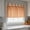 Orange-Free Size/OR, variant on Checkered Curtain Partition Curtain Window Valance Rod Pocket Cottage Style for Kitchen Living Room Light Blocking Decor