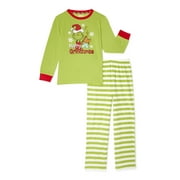 Matching Family Christmas Pajamas Kids Grinch 2-Piece Pajama Set