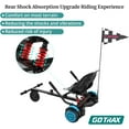 thumbnail image 3 of Gotrax Hoverboard Go Kart Attachment for 6.5” to 10” Hoverboards, Adjustable Frame & Handlebar, Hoverboard Seat Accessory for Kids and Adults,Black, 3 of 7