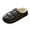 Black, variant on Mens House Slippers with Arch Support Fleece Lined Memory Foam Warm Comfortable Slip On Bedroom Cloud Slippers