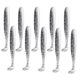 thumbnail image 1 of Naiovety 10 Uds cebos de pesca de simulación señuelos de pesca reutilizables cebos artificiales de PVC portátiles 7cm tipo 7 Pescar No.11, 1 of 6