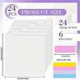 thumbnail image 2 of EASTIN Scrapbook Paper Dividers Bulk for Dividing 12 X Inch Storage Cardstock Tabbed File Library B, 2 of 6