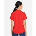 thumbnail image 3 of CORE365 CE510W Women's Ultra UVP Marina Shirt-Marina Red-S, 3 of 6