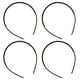 thumbnail image 2 of FELTECHELECTR 4 piezas de diademas de plástico antideslizantes para niña, accesorios para el cabello con dientes, 2 of 6