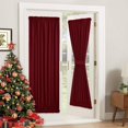 thumbnail image 1 of 1 panel de cortina para puerta - Cortinas para puerta corrediza de vidrio con bolsillo para varilla que oscurecen la habitación, bloqueo de luz para puerta francesa delantera $1 Panel de cortina para, 1 of 7
