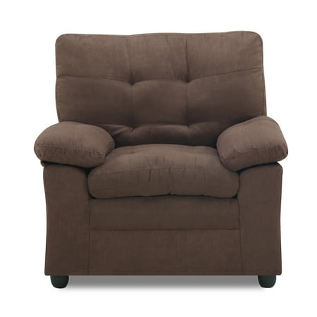 Modular Overstuffed Upholstered Chair - Mainstays Buchannan Upholstered Chair, Multiple Colors