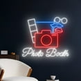 thumbnail image 2 of Handmadetneonsign Photo Booth Neon Sign, Photo Studio Neon Light, Camera LED Light,Photo Booth Room, 2 of 5
