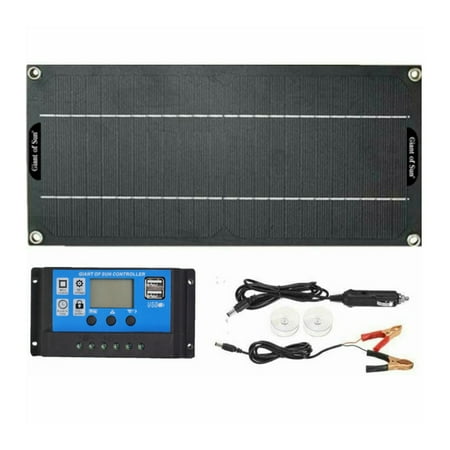 

30W Solar Panel Kit 18V Battery 100A Charger Controller for Car RV CARAVAN Portable Solar Monocrystalline Cells Charger System Outdoor Camping Hiking Accessories