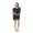 Black, variant on Tinglu Sexy Chiffon Cover Up Swimsuit Beach Swimwear Bathing Suit