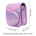 thumbnail image 4 of Colorful PU Leather Camera Bag Case with Detachable Adjustable Shoulder Strap for Fujifilm Mini 11 9 8 Instant Camera, 4 of 5