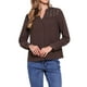 thumbnail image 1 of Camisas de encaje INSPIRE CHIC para mujeres, blusas de manga larga con botones, tops casuales y a la moda, M Café, 1 of 5