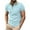 Light Blue, variant on QIPOPIQ Men's Slim-Fit Tech Stretch Polo Shirt Clearance