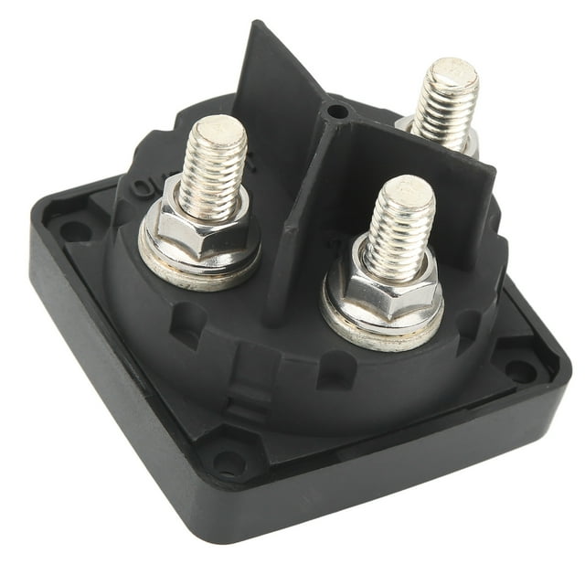 Marine Battery Selector Switch, Impact Resistant Battery Power Cut Off Switch Ignition High Electrical Conductivity Tinned Copper Studs for RV