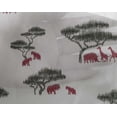 thumbnail image 4 of oneOone Georgette Viscose Fabric Tree & Animals Ikat Print Fabric By Yard 42 Inch Wide, 4 of 4