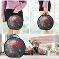thumbnail image 5 of BZSMCE Makeup Bag Large Travel Cosmetic Bag with Adjustable Dividers Fashion Hearts in Bloom Printed, 5 of 7